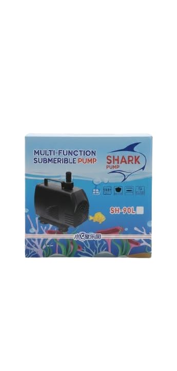 Submersible Water Pump, Max Height 4500L/H 4.5M Ideal for Draining Large Ponds or Running Garden Waterfalls