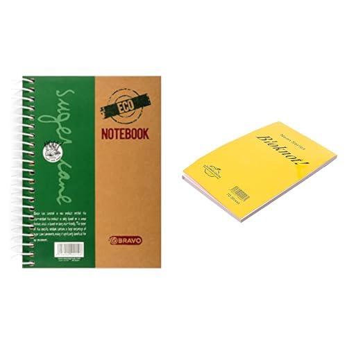 Bravo Stationery Bundle: Sasco Eco Notebook A5 + Maayergy Block Note A5 70 Sheets