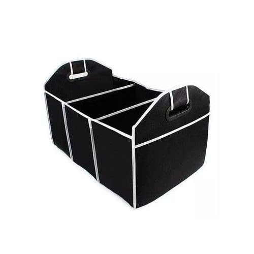 Car Trunk Storage Box Foldable Organizer for Groceries Travel and Emergency Tools