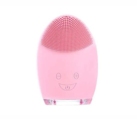 Silicone Electric Facial Brush Cleaner Mini Silicone Waterproof Ultrasonic Pore Clean Instrument Facial Skin Care Spa Massager