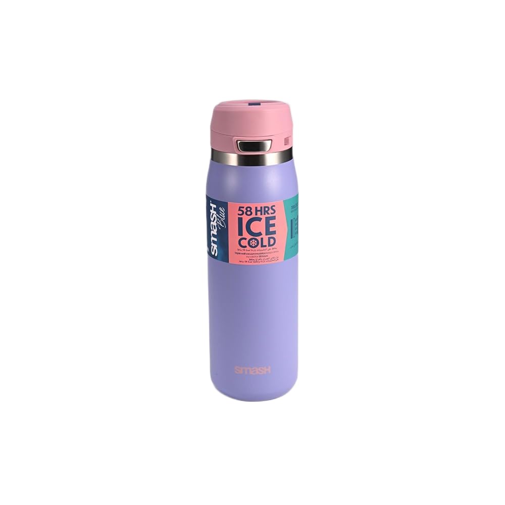 Smash STAINLESS STEEL PURE ACTIVE CHUGGER 750ML Purple