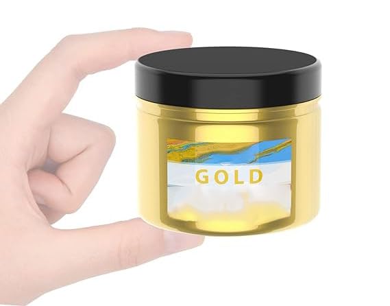 Mica Powder 250g - Cosmetic Grade - All Colors Available Used for Cosmetics, Slime, Candles, Paint, Epoxy Resin, Soap, Clay, Nail Art, Jewelry (Yellow Gold)