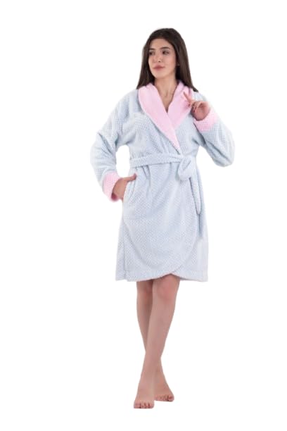 Women's Comfortable Bathrobe Soft Fur Robe Women's Fur Robe - Dadosh Fur Bathrobe