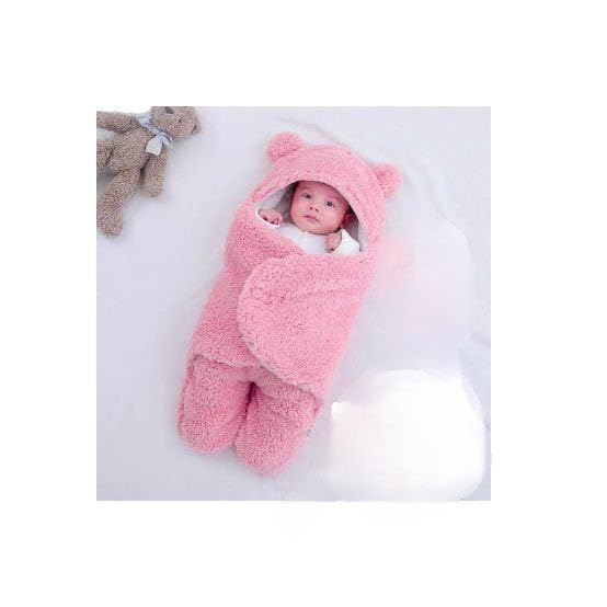 Port Fur Original Lux Winter Baby Blanket Quilted Luxe Comes in Gift Box for 0 to 10 Months Multicolor (Pink)
