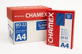 Shimex A4 Copy Paper, 80g, 22lb, 500 Sheets, 5x50cm, White (1)