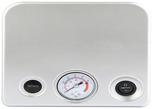 Electric Inflatable Car Pump Air Compressor White/Grey_ with one years guarantee of satisfaction and quality