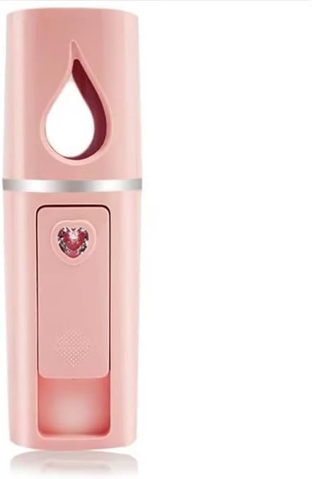 Nano Mist Sprayer Portable Facial Steamer, Ultrasonic Hydration, 20 Ml Water Tank, Usb Rechargeable Handheld Skin Mister For Travel And Home (Pink)