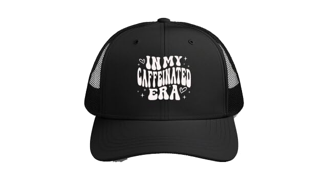 everything works out for me Plain unisex baseball cap Black