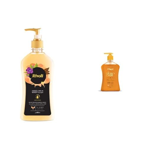 Rivoli Hand Wash Black 450 ml and Rivoli Hand Wash Star 450 ml