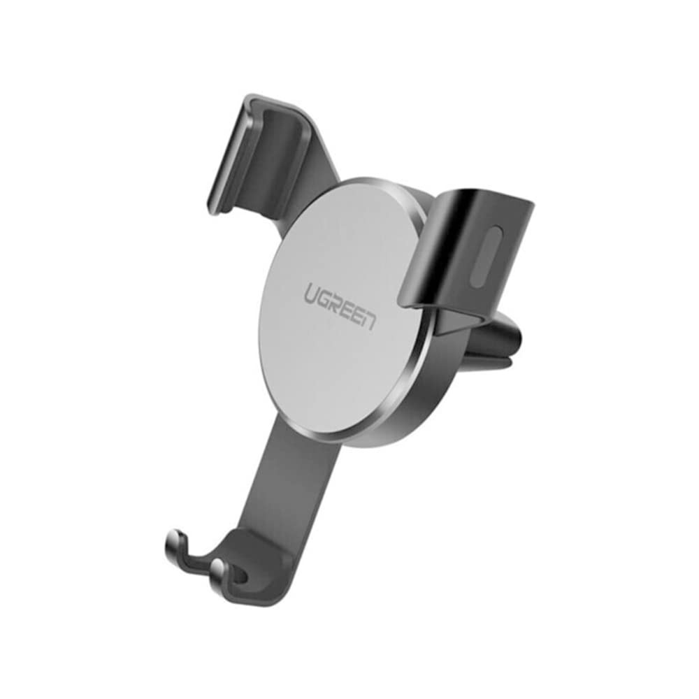 UGREEN Gravity Drive Air Vent Mount Phone Holder Compatible with iPhone Samsung Xiaomi Oppo Huawei (Suitable for Mobile 4-6.2 inch) - Black