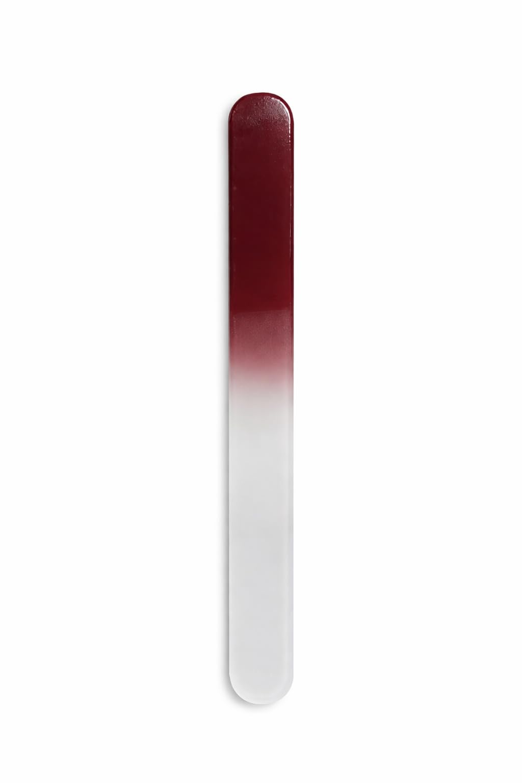 Professional Glass Nail File & Manicure Buffer Tool for Natural and Artificial Nails, Durable Reusable Washable Nail Shaper and Smoother for Home and Salon Nail Care (1, Crystal Brown)