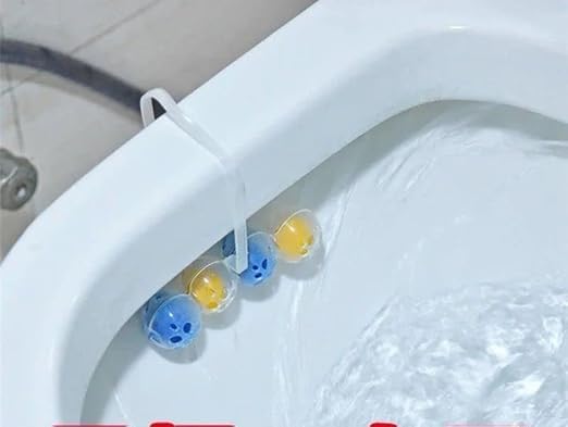 A wonderful toilet disinfectant and freshener... and protection from germs and infections... The pack contains 5 balls.