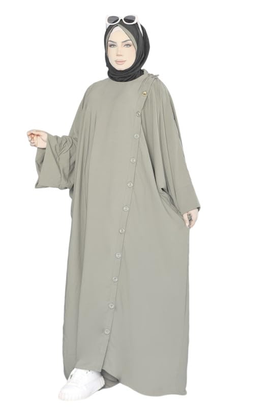 ملحفة مادة كريب مقاس واحد تبس حتى 160 ك GAMAL SONS FOR ABAYA GS-8084-11258-Parent