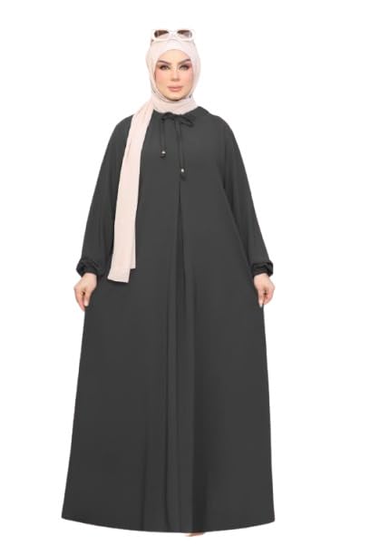 عبايه الخامه كريب بالالوان و مقاسات مخلتفه من XL الى 4XL من 70ك إلى 100ك GAMAL SONS FOR ABAYA GS-8128-42193-Parent
