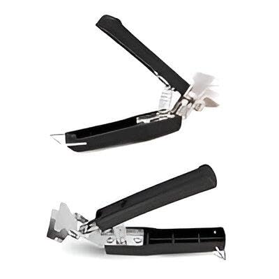 Heavy Dish Lifter-Convenient hot plate tweezers with anti-burn buckle for safe handling, ideal for lifting and serving in multi-color steamer and microwave applications. (2PCS)