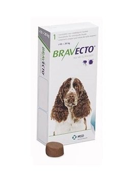 Bravecto for Ticks And Fleas 500mg 10kg-20kg (1 Chew)