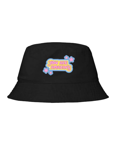 YOU ARE AMAZING Plain unisex baseball cap BLACK