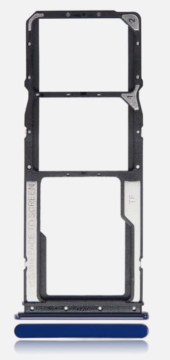 Compatible with Xiaomi Redmi 8 Generic SIM Card Tray Replacement Line House for Xiaomi Redmi 8 Generic Replacement (Blue)