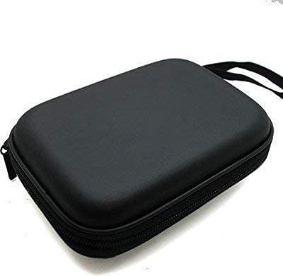Hard Disk Cover for 2.5 inch External Hard Disk | Black Print Hard Shell | Carry Pouch Compatible for Seagate, Toshiba, WD My Passport, Sony, Transcend and Other HDD