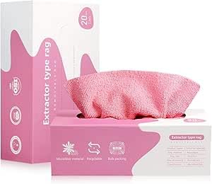Reusable Cleaning and Drying Wipes - 20 Pieces - 7.9 x 7.9