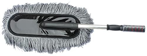 one year warranty_Car Home Duster, Telescopic Vehicle Wax Drag, Car Cleaner Cleaning Kit Dusters, Nano Fiber Car Wash Brush Mop With Retractable Handle For Car Bike RV Boats Home Use09876546