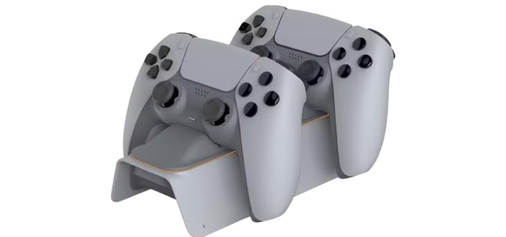 Dual Docking Station Compatible with Wireless Controllers Energy Case Organizer