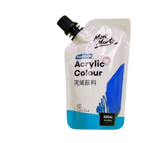 انبوبة اكريليك سائل 100 ملى مون مارتي Cobalt Blue