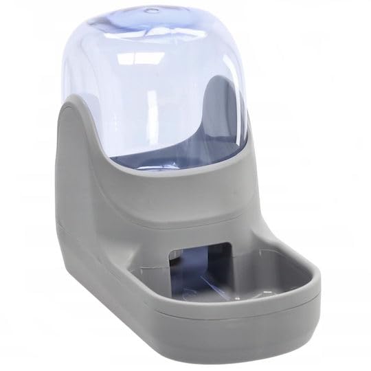 Nunbell Pet Feeder, Food Dispenser for Dogs and Cats. (Grey)