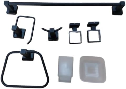 Bathroom Accessory Sets (Black)