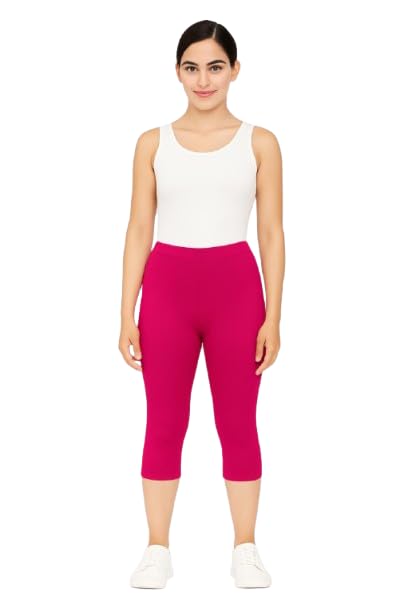 Women's High-Waisted Capri Leggings, Athletic Workout Yoga Pants