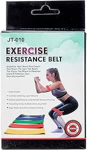 5-Piece Double-Sided Resistance Bands and Slides Set for Abdominal Exercises - Durable and Elastic Bands for Stretching, Physical Therapy, Squats, Legs, Strength Training, Home and Gym Fitness