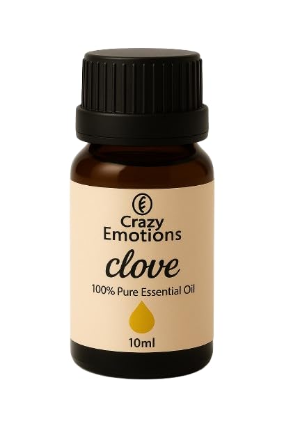 Crazy Emotions 100% Pure Natural Organic Clove Bud Essential Oil 10 ml