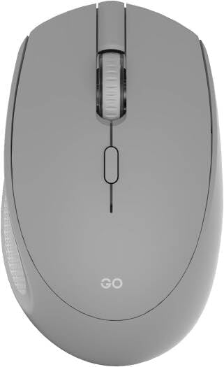 For FANTECH GO W193 Dual Mode (Bluetooth / 2.4G Wireless) Mouse - Lightweight 54g – Silent Click - 1600 DPI - Left/Right Hand Support For Office Business WIN/Mac OS | (1x AA Battery) (Grey)