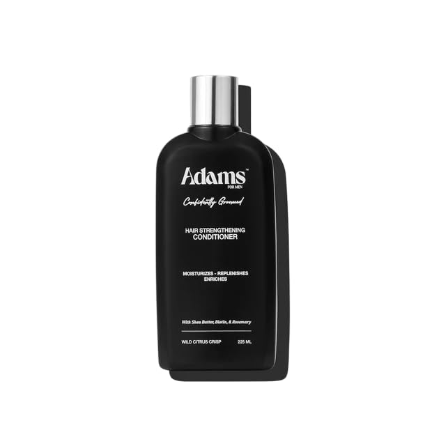 Adams for MenHair Strengthening Conditioner for Men, Wild Citrus Crisp, 250ml