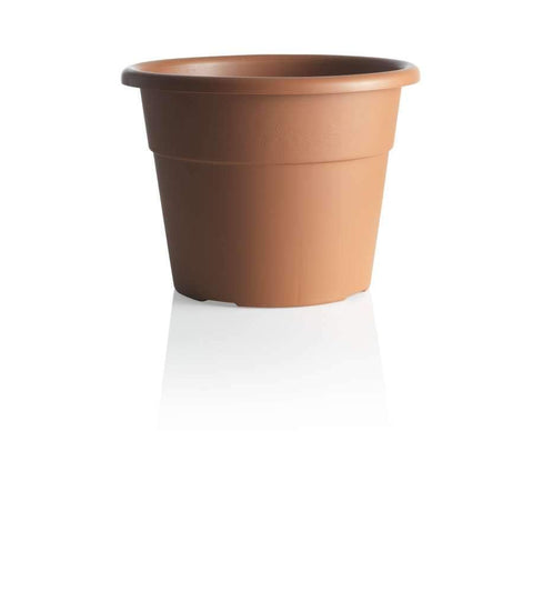 Bama Hedera Pot Hedera Pot Ø 20 30120 Red Brown, Made In Italy