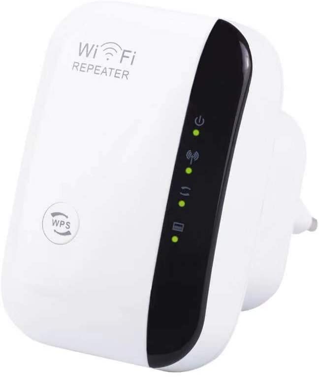 300Mbps WiFi Extender Repeater Range Booster WiFi Extender Repeater Range Booster AP Router Wireless-N 802.11 2.4G Network with Integrated Antennas LAN
