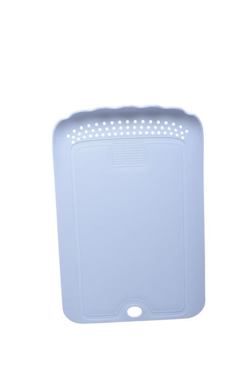 Plastic Cutting Board, Small - Light Blue