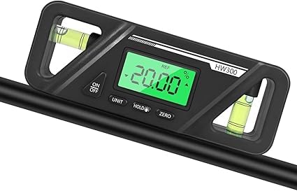 Digital Level, Inclinometer & Spirit Level – LCD Display Digital Protractor Level Meter Tool, Digital Spirit Level Meter with 90° Range and Magnetic Base