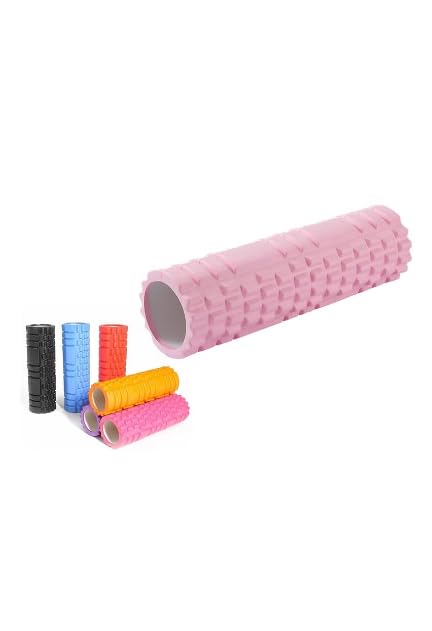 Generic Ultimate Recovery Roller - Deep Tissue Massage & Muscle Relaxation for Yoga & Pilates, 45cm Pink