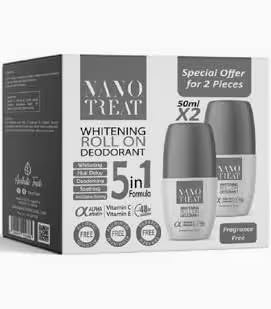 Nano treat Roll-On Lightening Unscented 1+1