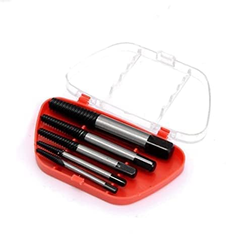 Generic 5pcs Damaged & Broken Screw Remover Tool Set, 3mm-22mm, Reverse Drill Technology, Home & Professional Use
