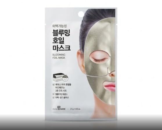Olive Farm Blooming Foil sheet Mask27g Korean Sheet Mask
