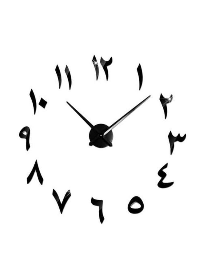 Home Gallery 3D Wooden Clock Arabic Digits