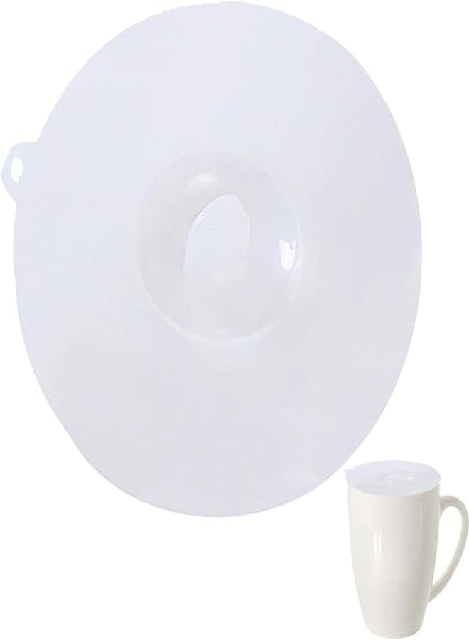 AREXOL 5 Piece Silicone Food Lids Reusable and Stretchable for Bowls Cups Plates Microwave and Freezer Safe Ideal for Daily Food Storage