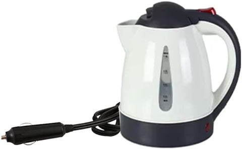 Kettle, Drink Kettle for Car and Trucks, Ideal for Heating Water for Instant Coffee and Tea (12V, 1 Liter- by Nasmah Store