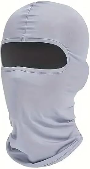 Moca Store Face Mask Elastic Cloth Windproof Dustproof for Men Women Perfect Outdoor Sports Face Protection Face Mask Neck Scarf (1 Piece, Grey) - by MOKA STORE
