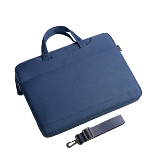 Laptop Bag with Shoulder Strap, Blue, Oxford Cloth, 41x28x4cm, Lightweight Business Briefcase, Water Resistant(1668)