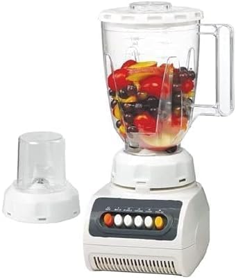 Electric Blender Flask 1.5L with 2 Seasoning Mill Motoforce Copper Wire 400W Sharp Blades Stainless Fizzy Flask 5 Speed
