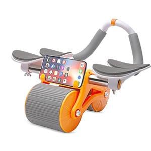 Core Roller - Smart Abdominal Exercise Wheel with Auto-Return Feature, Ergonomic Elbow Rests, and Digital Timer for Precision Training, Ideal for Home Workouts to Enhance Stability and Strength
