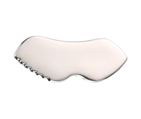 Stainless Steel Gua Sha Facial Tool – Upgrade Metal Massage Scraper for Face, Body, Eyes & Neck – Improve Skin Appearance, Relieve Muscle Tension, Improve Circulation, Self-Care Tool